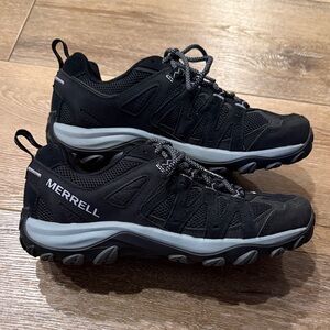 Merrell Accentor 3 Women’s Black and Gray Hiking Shoes Size 9.5
